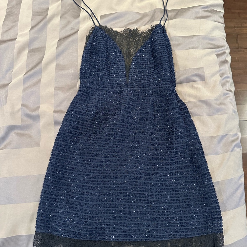 X by NBD Gio Dress in Navy